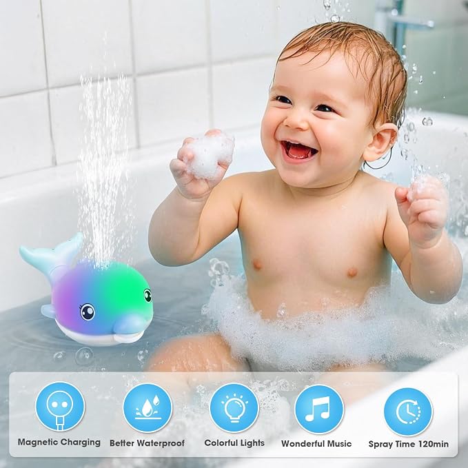 Baby Bath Toys, 2025 Upgraded Magnetic Charging Toddler Bath Toys - Image 4