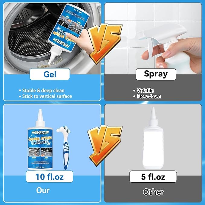 Washing Machine Cleaner, 10 Fl Oz Household Home Remover Gel - Image 3