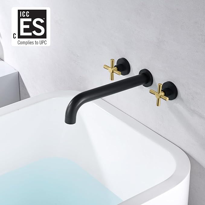 SUMERAIN Wall Mount Tub Faucet - Image 2