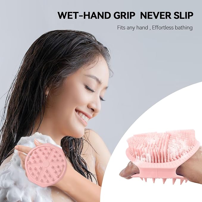 OTHIX Dual-Sided Silicone Body Scrubber -Silicone Loofah 2 in 1 Body Scrubber - Image 5