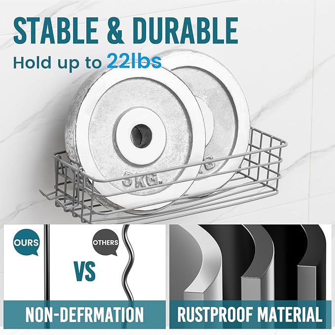 TAILI Shower Caddy Suction Cup 2 Pack - Image 3