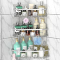 STEUGO Corner Shower Caddy, 3 Pack Adhesive Shower Corner Organizer Shelves by STEUGO