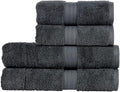 Christy Renaissance 4 Piece Gray Towel Set | 100% Egyptian Cotton | Luxury by Christy