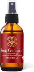 Aromatics International Rose Geranium Hydrosol 100ml | Floral Aromatic Spray by AromaticsInternational