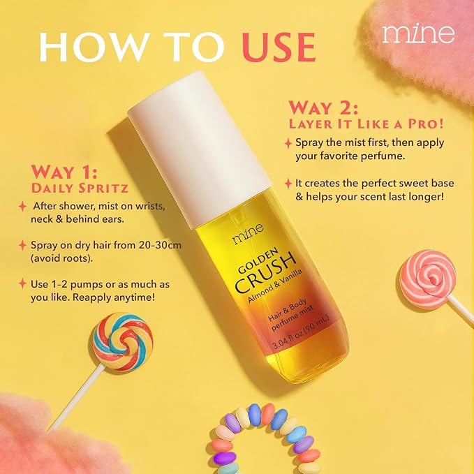 Mine Hair Perfume for Women, Hair and Body Mist - Image 7