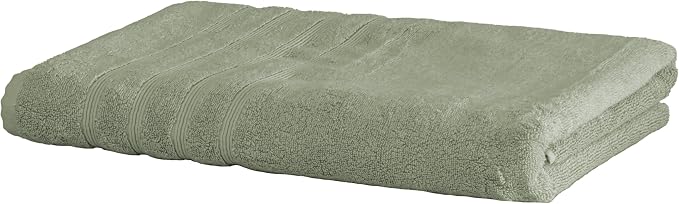 Mosobam Luxury Turkish Towels Bath Sheets 35X70 Seagrass Green Oversize 700 GSM by Mosobam