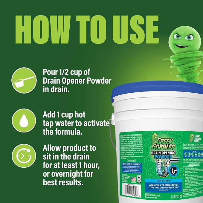 Best Eco Friendly Drain Line Cleaner | Main Drain Lines | Sink and Floor Pipes - Image 7