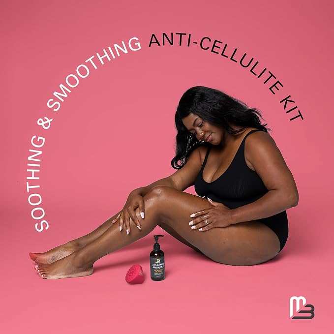 Anti Cellulite Massage Oil and Silicone Body Brush – Collagen and Stem Cell - Image 6