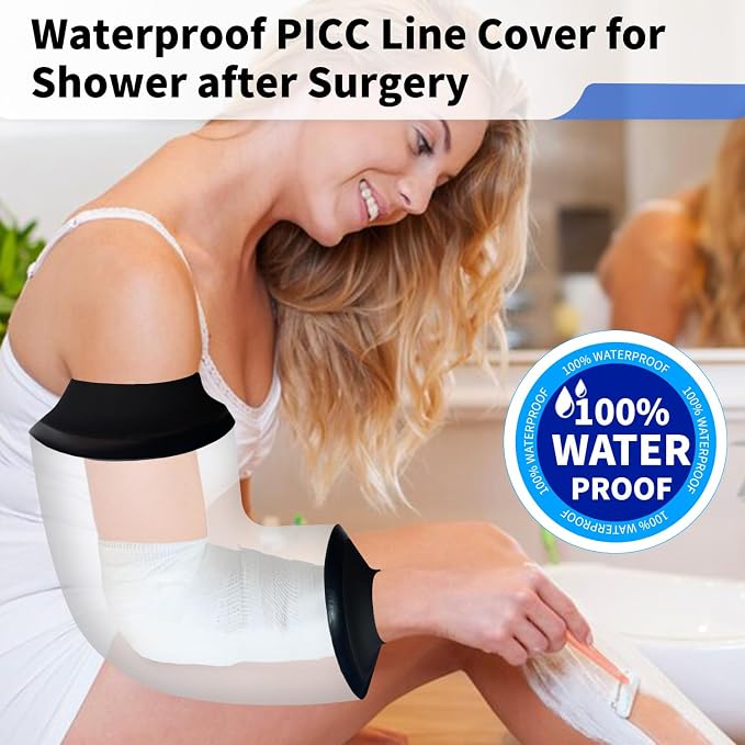 KEEFITT PICC Line Shower Cover Extra Large, KT1260 PICC Line Shower Cover - Image 6
