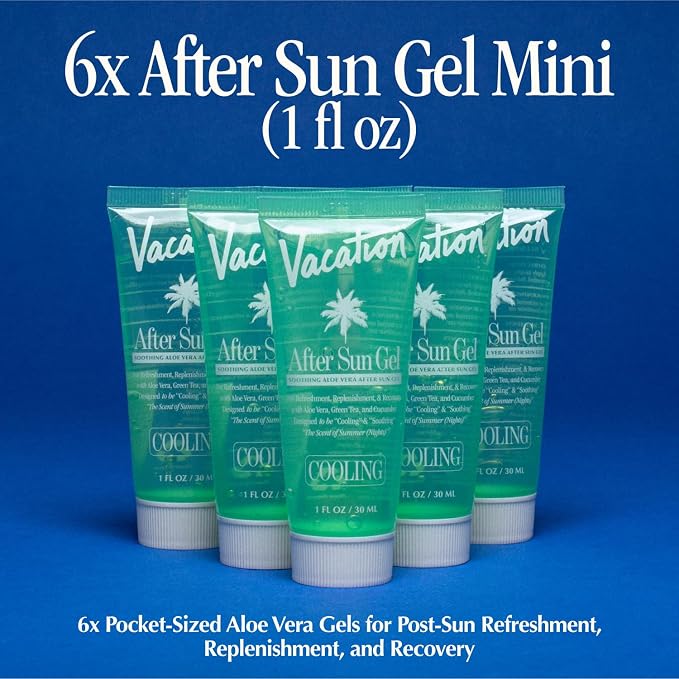 VACATION Mini After Sun Gel, Travel Size Soothing Aloe Vera Gel - Image 2