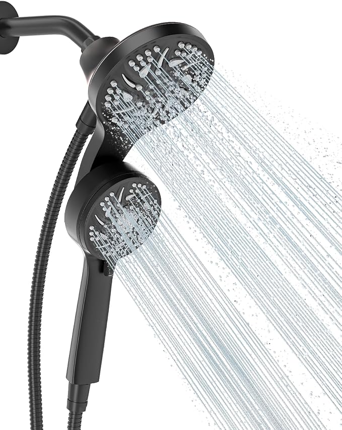 Cobbe High Pressure 3-Way Shower Head Combo, Hand Held Shower & Rain Shower by CobbeforQualityLife