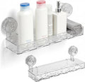 Corrugated Suction Cup Storage Holder, Heavy-Duty Suction Cup Shower Shelf by Unknown