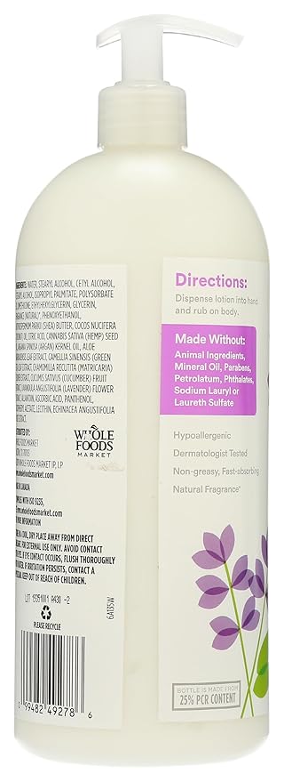 365 by Whole Foods Market, Lavender Maximum Moisture Lotion, 32 Fl Oz - Image 2