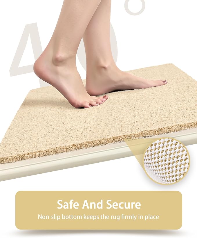 Non Slip Shower Mats for Inside Shower, 17x30 Inch, Anti-Slip Bathtub Mats for - Image 6
