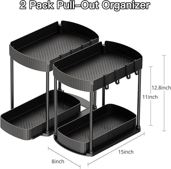 Multi-Purpose Pull-Out Storage Organizers, Under Sink/Cabinet Organizers and - Image 2