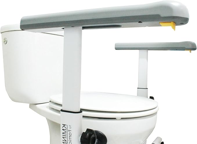 KMINA Toilet Safety Rails for Seniors, Heavy Duty Frame - Image 4