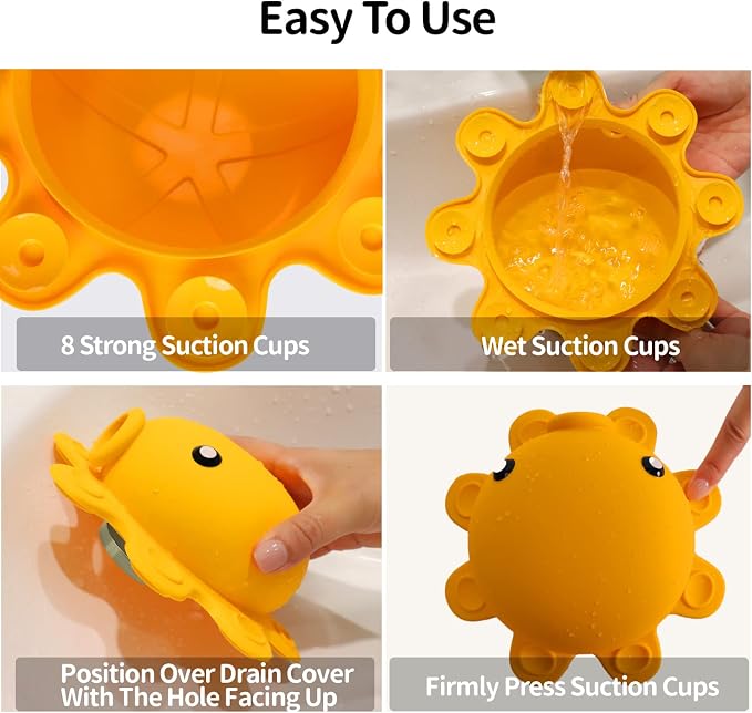Bathroom Bathtub Overflow Drain Cover- Silicone Bath Tub Drain Cover, Tub - Image 2