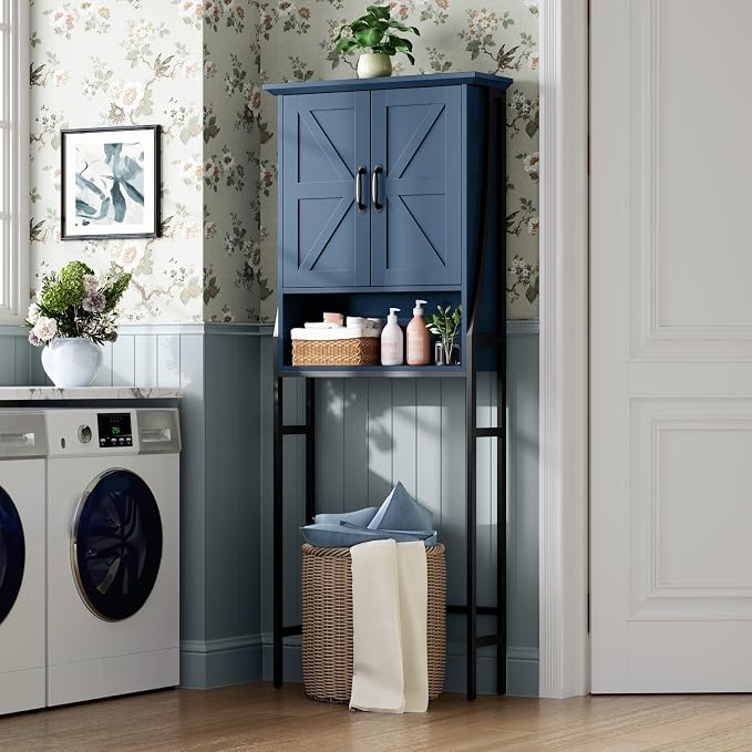 Over The Toilet Storage Cabinet, Over Toilet Bathroom Organizer - Image 4