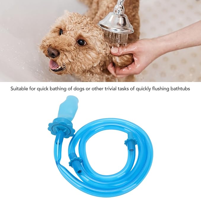 Diydeg Dog Shower Attachment Hose, Slip On Pet Sprayer No Tools Handheld Dog - Image 3