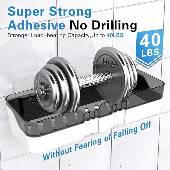 2-Pack Shower Caddy, Separable Shower Organizer - Image 5