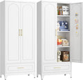 Pantry Kitchen Cabinet with Drawer, Metal Storage Cabinets with Doors and by For30YearsWehavespecializedinsteelfurniture