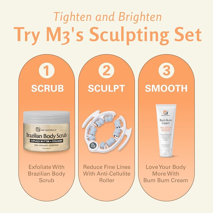 Firming & Moisturizing Brazilian Body Scrub, Gentle Body Exfoliator - Image 5