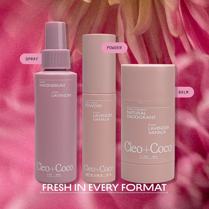 Cleo+Coco Extra Strength Deodorant Balm, Lavender Vanilla, Natural Aluminum - Image 8