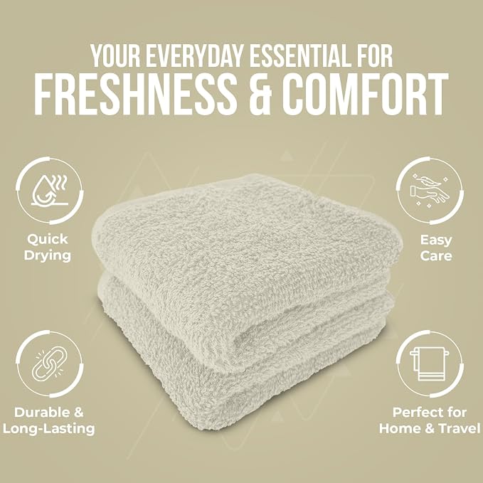 DAN RIVER 24 Pack Wash Cloths for Showering - Image 5