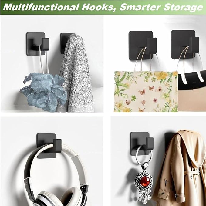 Adhesive Towel Hooks, Shower Hooks - Image 5