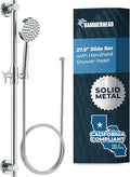 HammerHead Showers® SOLID METAL 27.5 Inch Shower Slide Bar Set and Handheld by HammerHeadShowers
