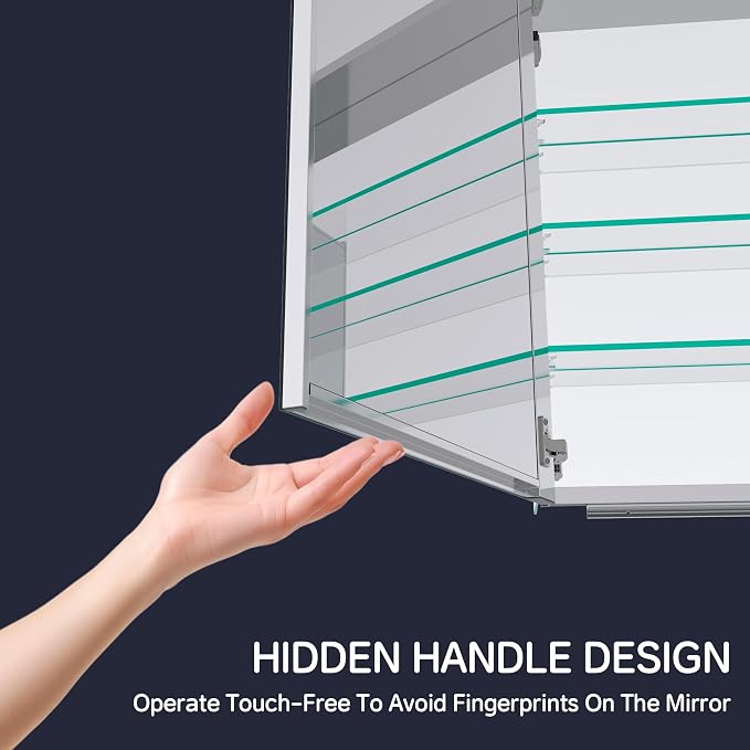Medicine Cabinet 48" x 30", Bathroom Medicine Cabinet - Image 9