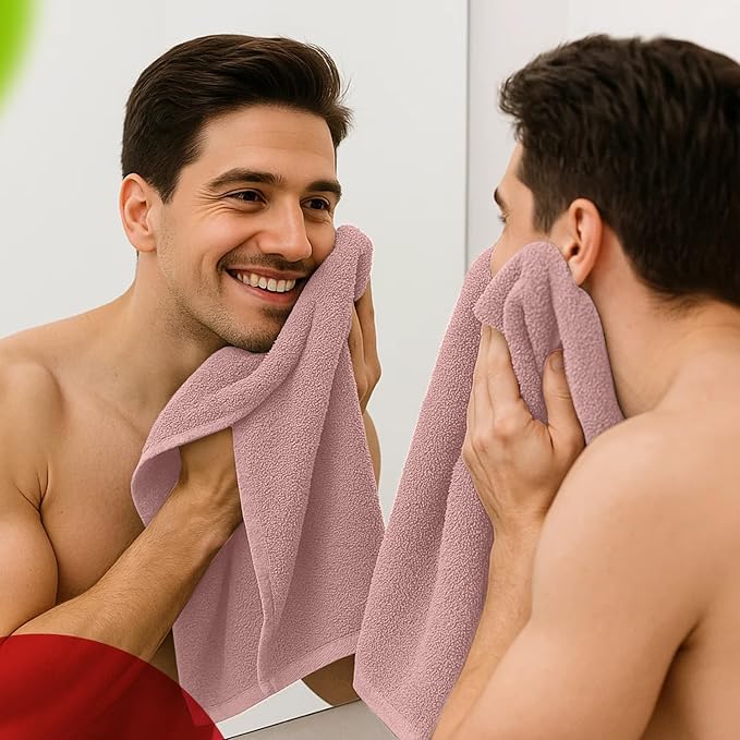 RIVERSIDE 6 Pack Premium Hand Towels Set, 16x28 inches, 100% Ring Spun Cotton - Image 5