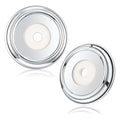 Enhon 2 Pack Metal Tub Spout Cover Ring, Bathroom Faucet Remodeling Wall Plate by Clickhere