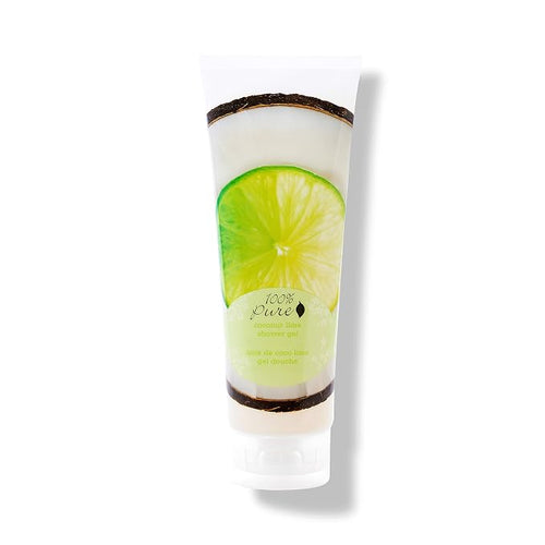 100% PURE Coconut Lime Shower Gel Natural Foaming & Hydrating Body Wash by 100Pure