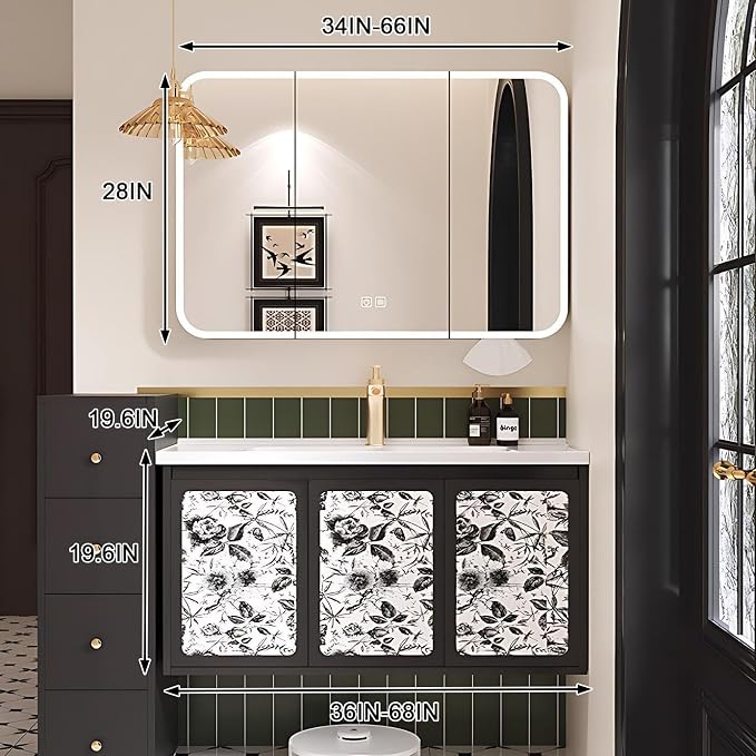 52IN Bathroom Vanity with Sink - Image 2