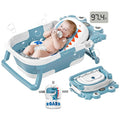 Collapsible Baby Bathtub for Newborns to Toddler by WyfKyd
