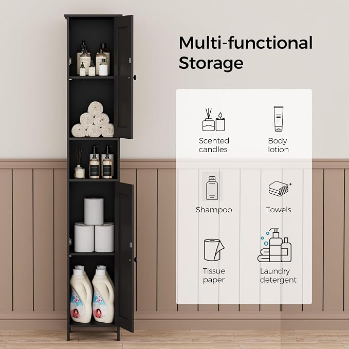 Tall Bathroom Storage Cabinet - Image 4