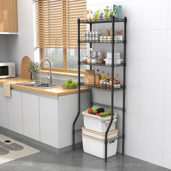 EAGMAK 4 Tier Over The Toilet Storage Rack, Bathroom Organizers and Storage - Image 8