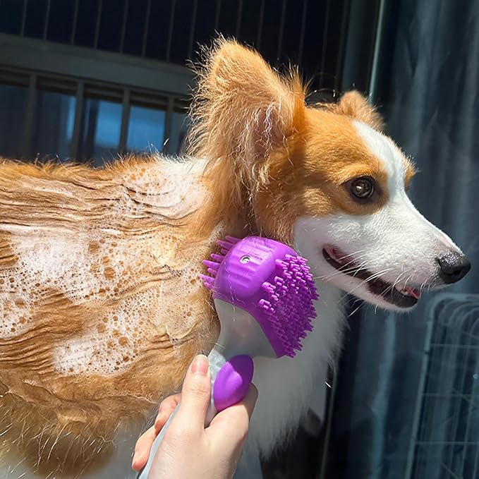 Multiple Dog Brushes, Dog Wash Brushes, Pet Grooming Brush Baths Massage Comb - Image 5