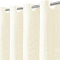 Inhousolu No Hook Waffle Weave Shower Curtain by INHOUSOLUHOMEDECOR