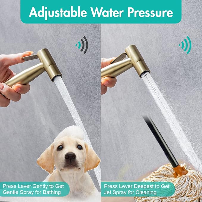 BARROCK Handheld Bidet Sprayer for Toilet, 2 Pack Bidets Faucet for Existing - Image 3