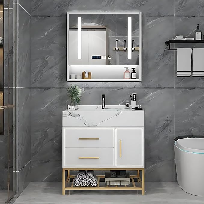 Modern 44IN Bathroom Vanity by Genpai