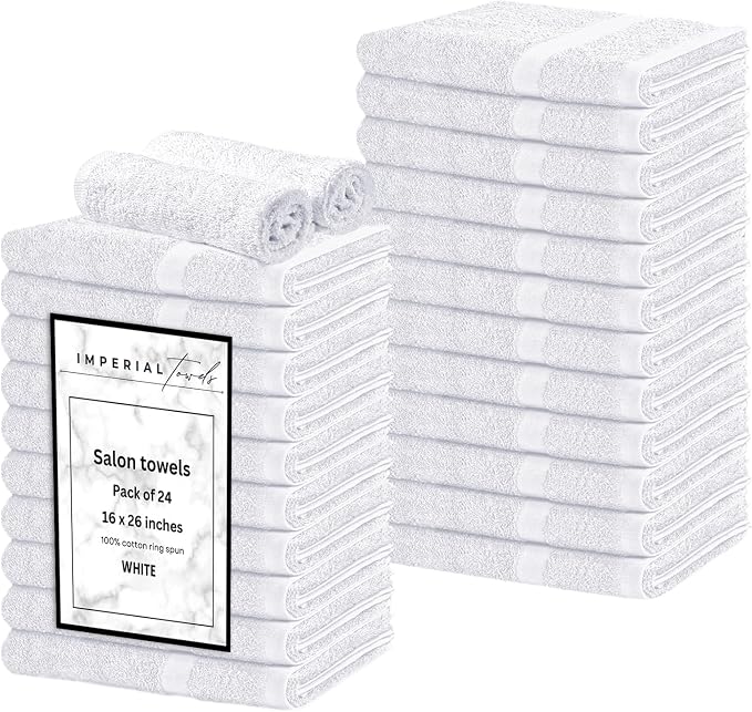 Hand Towels White Economy Towels Salon Towels by Unknown