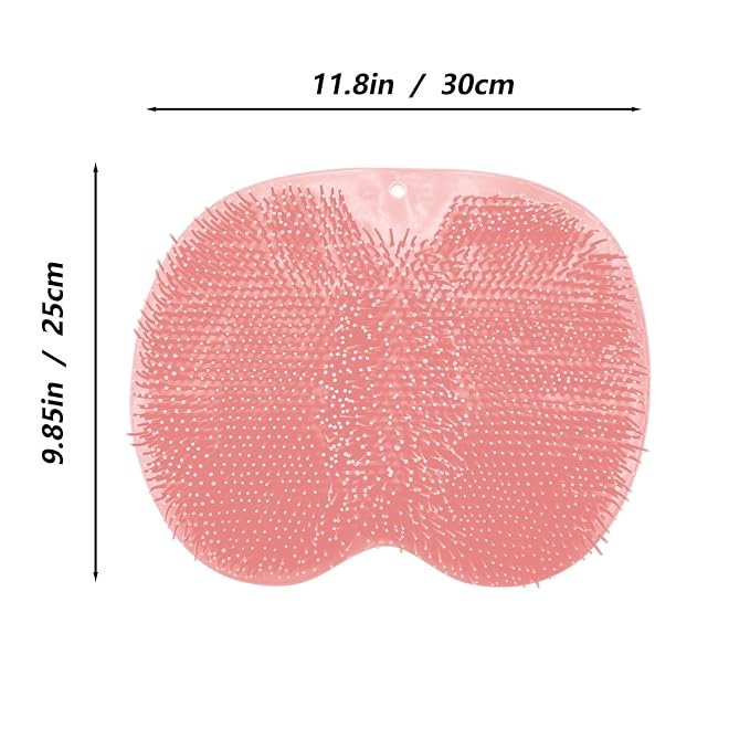 Shower Foot and Back Scrubber Mat, Wall Mounted Shower Foot Scrubber - Image 6