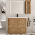 40 Inch Bathroom Vanity with Sink, Wooden Bathroom Cabinet with Soft Close Doors by BeyondYourImagination