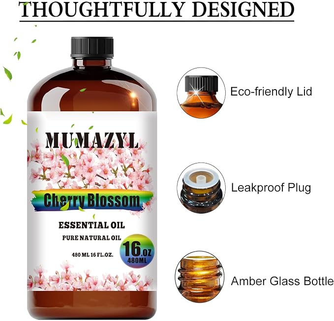 Cherry Blossom Essential Oil, Cherry Blossom Oil 16 Fl Oz 480ML - Image 2