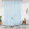 Barossa Design Clear Blue Long Shower Curtain Liner 78" Height by BarossaDesign