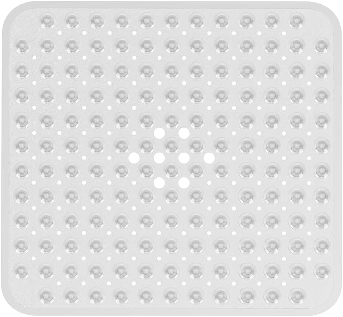 AmazerBath Shower Mat Non Slip 21 x 21 Inches, Square Shower Mat by AmazerBath
