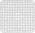 AmazerBath Shower Mat Non Slip 21 x 21 Inches, Square Shower Mat by AmazerBath