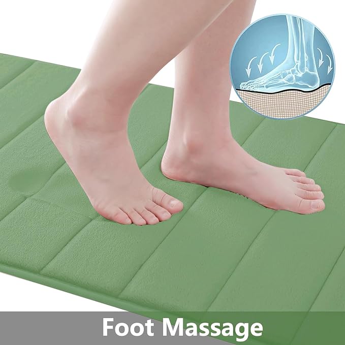 Buganda Memory Foam Bath Mat, 35.4" x 24", Ultra Soft and Non-Slip Bathroom Rugs - Image 2